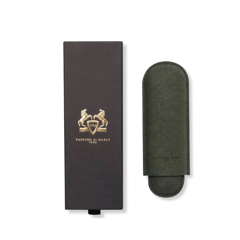 100% AUTH Parfums de Marly Paris Green Cigar Case Holder Biodegradable